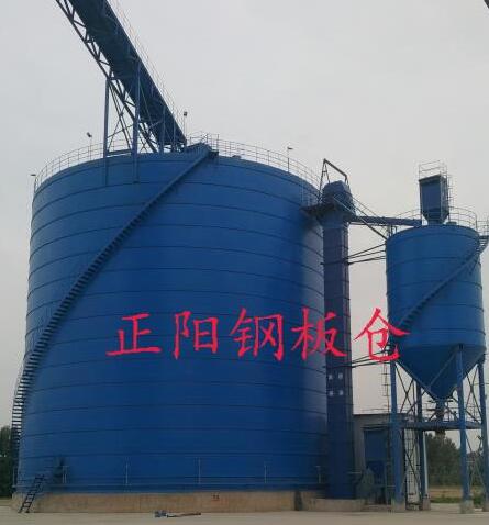 六合大型矿粉钢板库